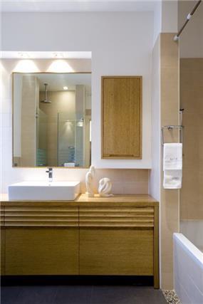 חדר אמבטיה, וילה, תל אביב - ברעוז מיטל-עיצוב ותכנון אדריכלי