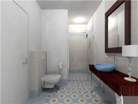 חדר אמבטיה בעיצוב רוית קשטן - ארצי