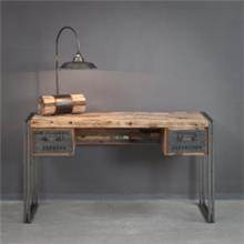 שולחן עבודה עם שתי מגירות מבית וסטו VASTU - גלריית רהיטים מעץ מלא 