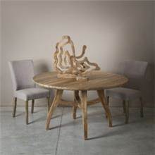 שולחן עגול לפינת אוכל מבית וסטו VASTU - גלריית רהיטים מעץ מלא 
