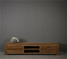 שולחן טלויזיה מעץ טיק ממוחזר מבית וסטו VASTU - גלריית רהיטים מעץ מלא 