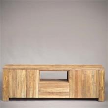 שולחן טלויזיה בגוון טבעי מבית וסטו VASTU - גלריית רהיטים מעץ מלא 