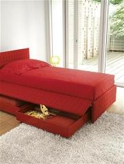 מיטת יחיד עם מגירות מבית נטורה רהיטי יוקרה
