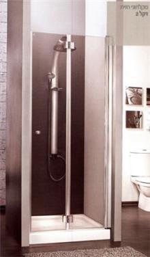 מקלחון חזית דלת הרמוניקה