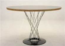 שולחן סלון עגול מעץ