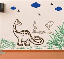 מדבקת קיר דינוזאורים