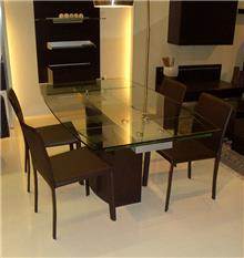 שולחן אוכל מזכוכית מבית אליתה ליוינג ellita living