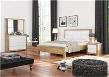 חדר שינה מעוצב מבית מחסני הנמל יפו