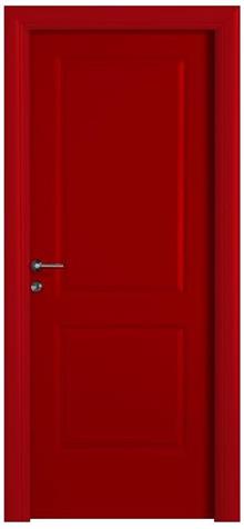 דלת אדומה אלגנטית
