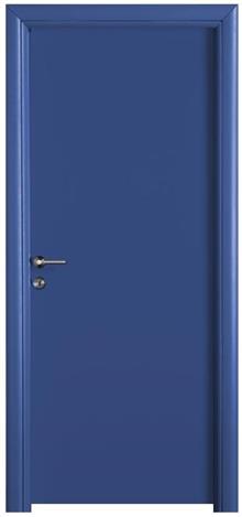 דלת כחולה חלקה