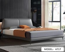מיטה זוגית מעוצבת מעור דגם A717