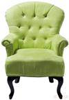 כסא ירוק מעוצב
