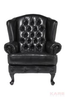 כורסא שחורה מעוצבת מבית Kare Design