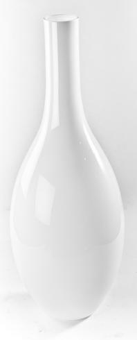 אגרטל לבן זכוכית מבית שוורץ - הום קולקשיין