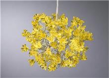 מנורת פרחים צהובים