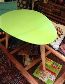 שולחן קפה ירוק