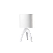מנורה לבנה לשולחן