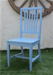כסא כחול לפינת אוכל