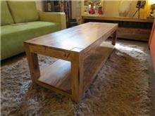 שולחן סלון מעץ מלא