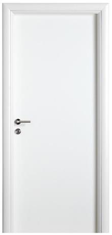דלת לבנה בעיצוב נקי