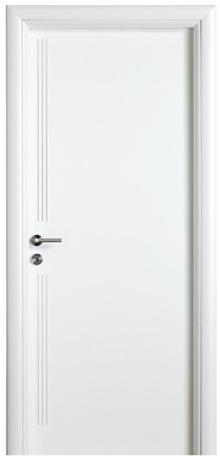 דלת עם פסי מתכת מבית ח. גמליאל דלתות