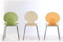 כסאות צבעוניים מפלסטיק
