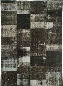 שטיח פאטצ' שחור מבית כרמל FLOOR DESIGN