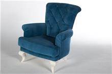כורסא כחולה מבית אלבור רהיטים