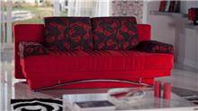 ספה אדומה מעוצבת - אלבור רהיטים