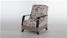 כורסא מעוצבת פרחונית - אלבור רהיטים