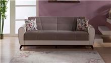 ספה תלת מושבית חומה - אלבור רהיטים