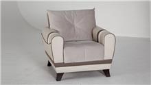 כורסא בהירה מעוצבת - אלבור רהיטים