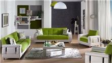 סלון ירוק ולבן - אלבור רהיטים