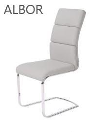 כסא אפור בהיר דגם X-1105 מבית אלבור רהיטים