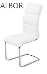 כיסא לבן דגם X-1105 מבית אלבור רהיטים