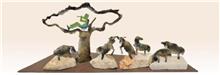 פסל כבשים באחו מבית ראובן גפני - Reuven Gafni