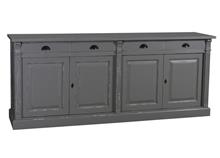 שידה אפורה לסלון מבית פנטהאוז BASIC