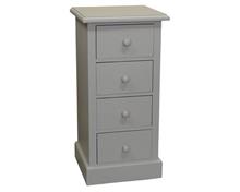 שידה צרה בלבן