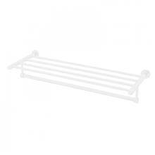 מדף בית מלון 60 ס"מ לבן
