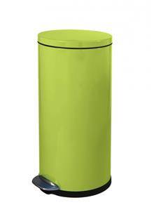 פח אשפה עגול ירוק ליים למטבח אקו 30 ליטר