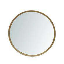 מראה עגולה עם מסגרת זהב 70*70 מבית א.ישראלי