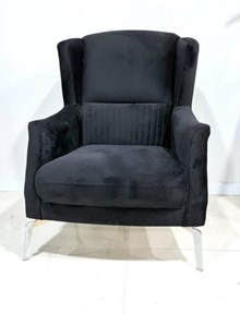 כורסא דגם קתרין בצבע שחור - רקפת ספיר-רשת חנויות לעיצוב הבית