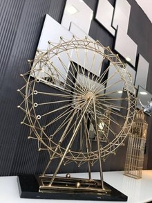 דקורציה שולחנית גלגל ענק - רקפת ספיר-רשת חנויות לעיצוב הבית