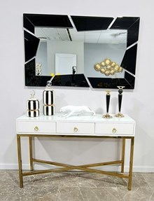 קונסולה בליסימו זהב לבן - רקפת ספיר-רשת חנויות לעיצוב הבית