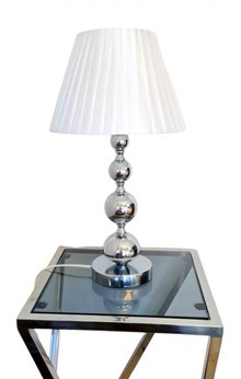 מנורה שולחנית דגם דונה אהיל לבן - רקפת ספיר-רשת חנויות לעיצוב הבית