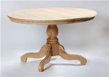 שולחן עגול עץ מלא