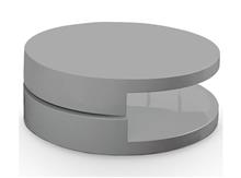 שולחן סלון עגול אפור