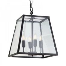 מנורת תלייה זכוכית טרפז - אופק תאורה חוץ ופנים