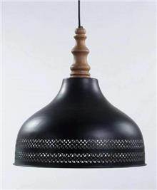 מנורת תלייה פעמון שחור מבית אופק תאורה חוץ ופנים