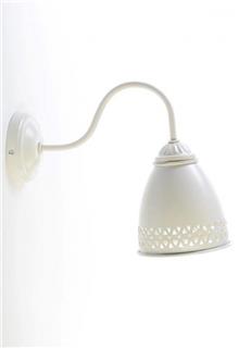 מנורת קיר לבנה מבית אופק תאורה חוץ ופנים